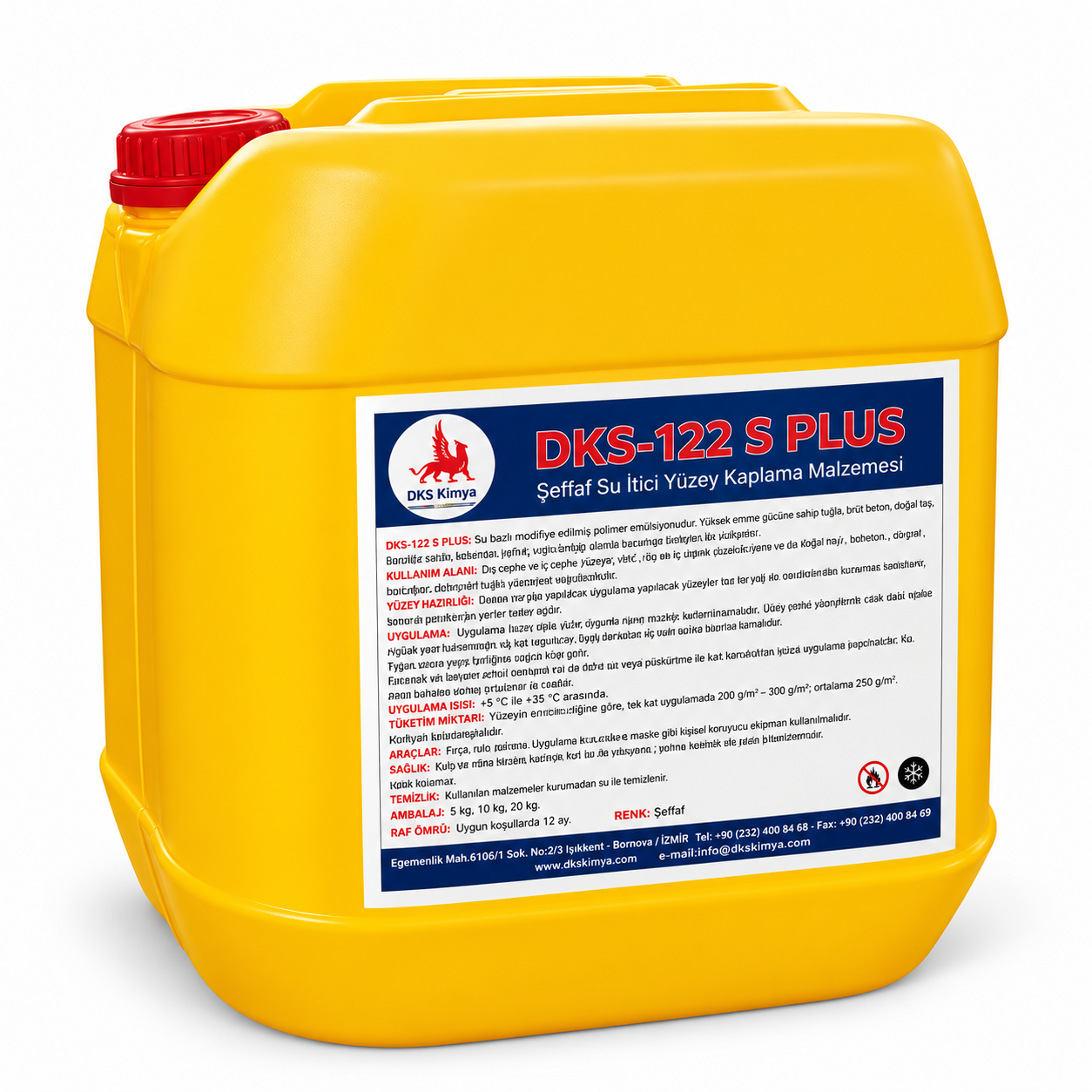 DKS 122 S Plus - Şeffaf Su itici Yüzey Kaplama Malzemesi